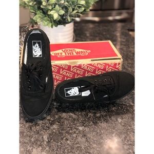 Black vans of the wall